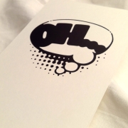 Sprechblase Oh Plotterdatei SVG DXF FCM